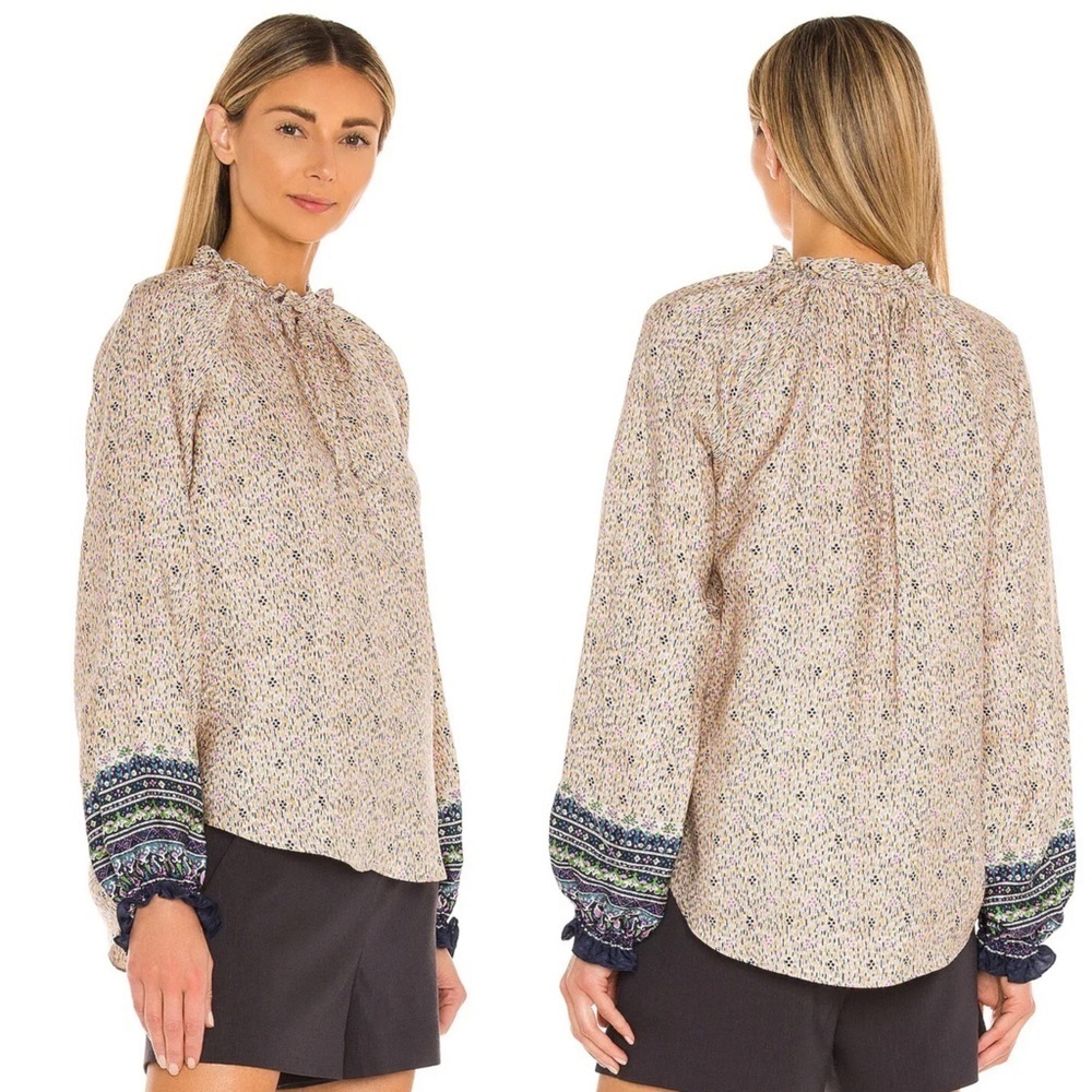 Veronica Beard Silk Antonette Top